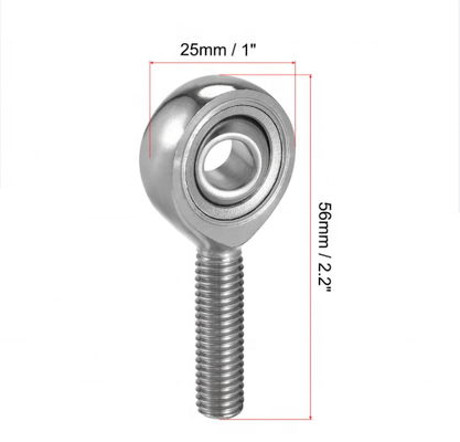 SA TK Rod End Spherical Bearing 5-80 mm Bore Size Corrosion Resistant 